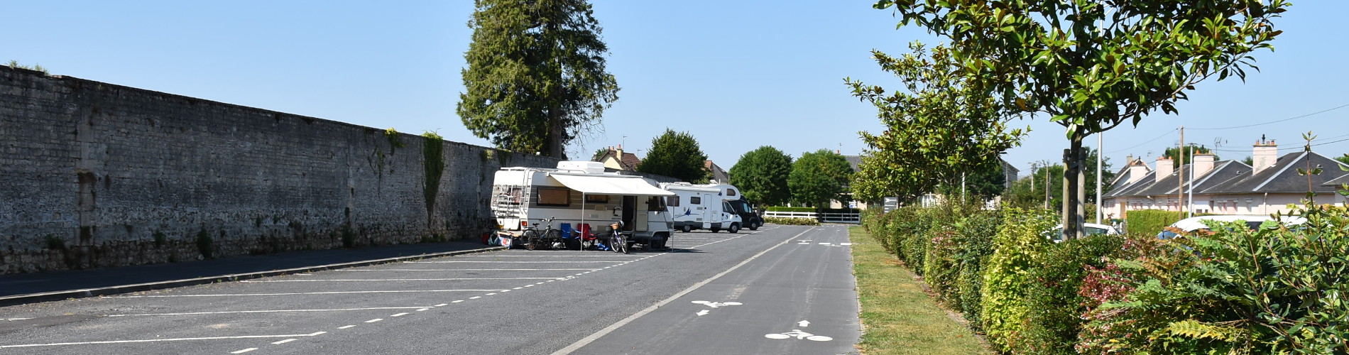 Aires pour campingcars Ville de Bayeux